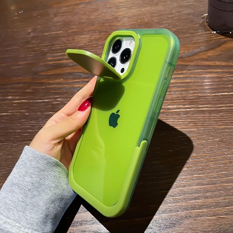 Mirror Folding Stand Holder Case