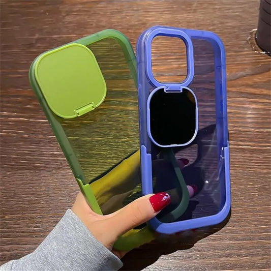 Mirror Folding Stand Holder Case