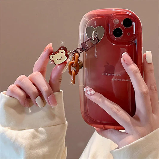 Cute Bear Pendant Case