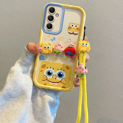 Toy Hand Strap Cartoon Samsung Phone Case