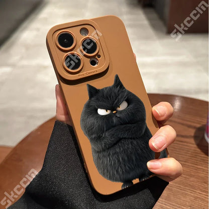 Shockproof Soft Silicone Bumper Cat iPhone Case