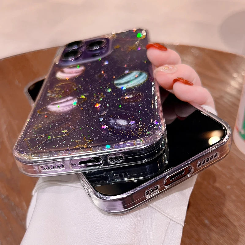 Glitter Space Case