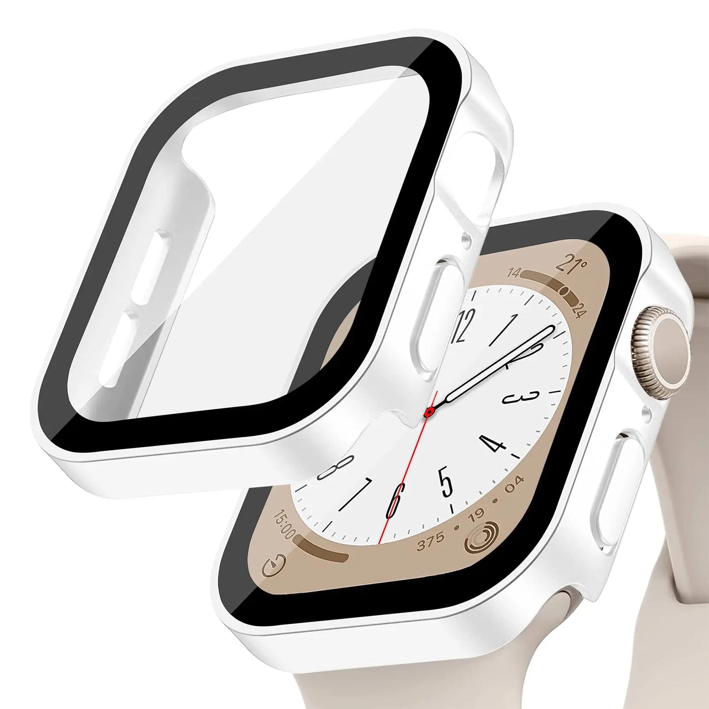 Glass+Cover for Apple Watch Case