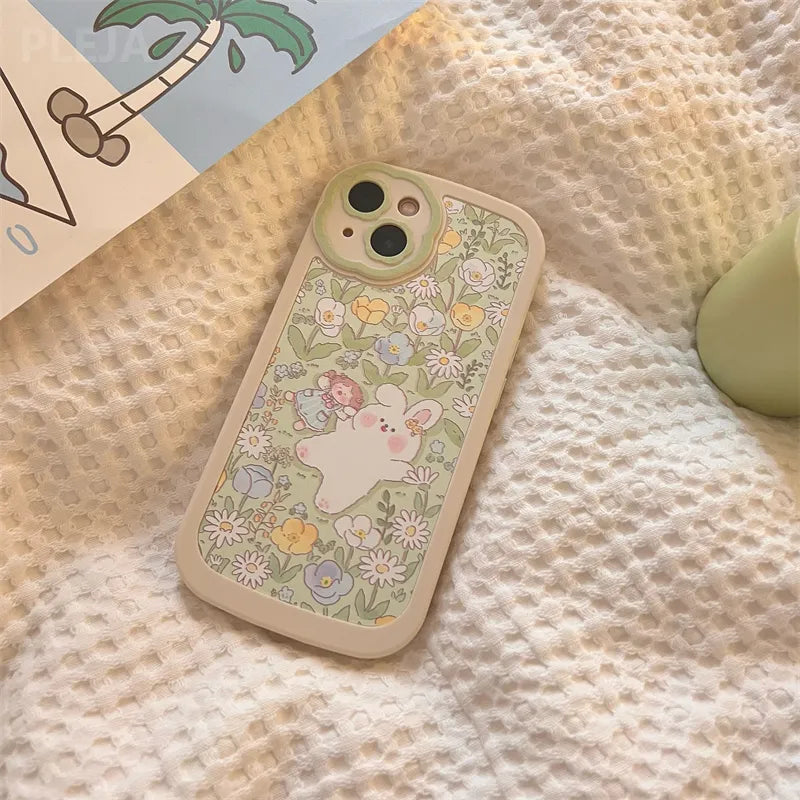 Floral Rabbit Case