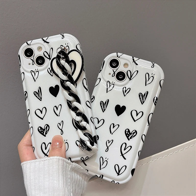 Graffiti  LoveHeart Case + Strap