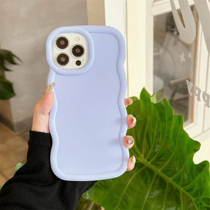 Wave Side Liquid Silicone iPhone Case