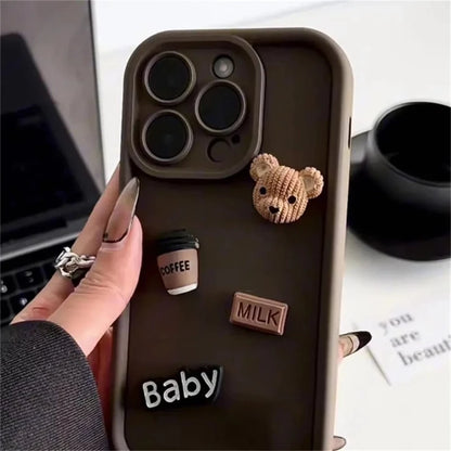 3D Bear Coffee Case