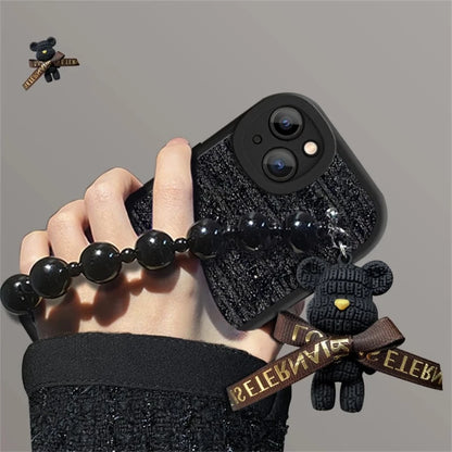 Niedliche Hülle + 3D-Bär-Armband