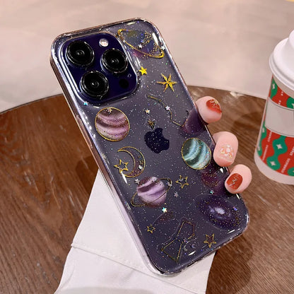 Glitter Space Case