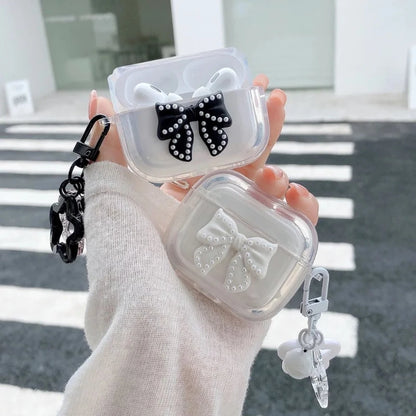 Pearl Bow Airpod Cases + Star Charm