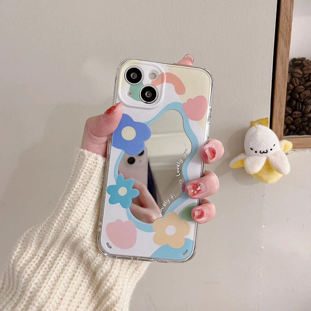 Flowers Mirror Case