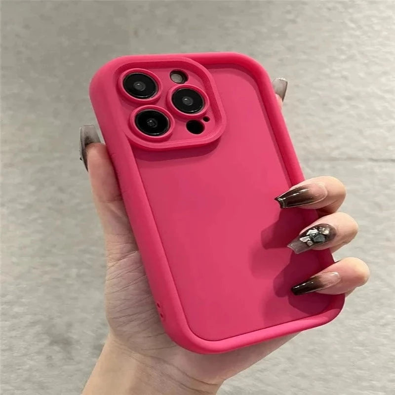 Pink Soft Silicone Case