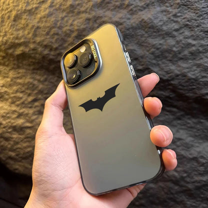 Bat Spider Pattern Matte Texture iPhone Case