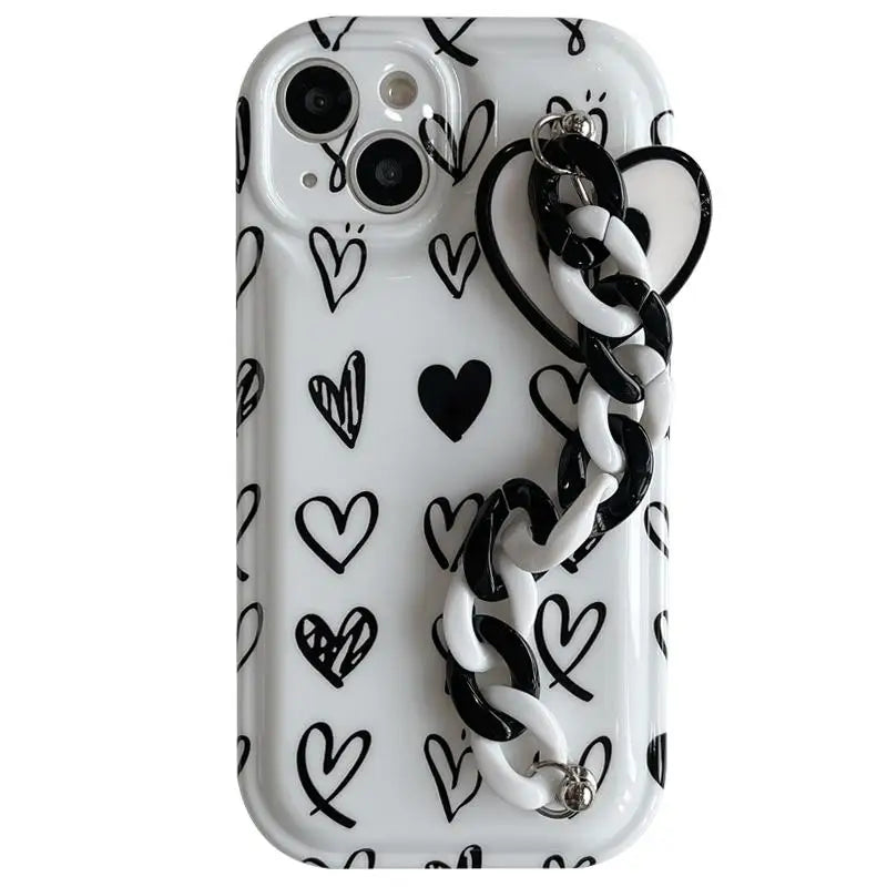 Graffiti  LoveHeart Case + Strap