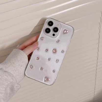 Blush Rhinestones Case