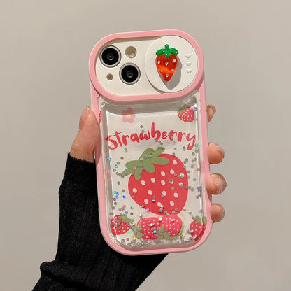 Strawberry & Avocado Slide Camera Case