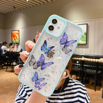 Glitter Butterfly Case