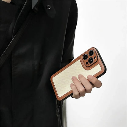 Elegant Beige and Brown Case