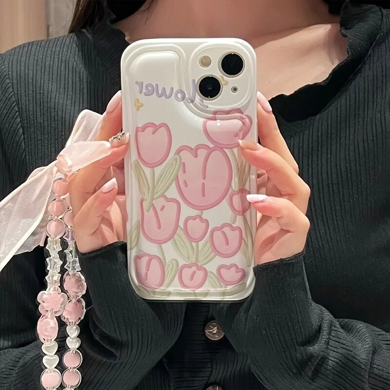 Tulip Flowers Case + Strap