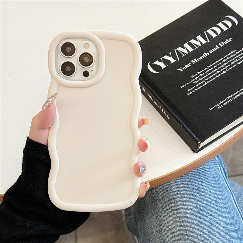 Wave Side Liquid Silicone iPhone Case