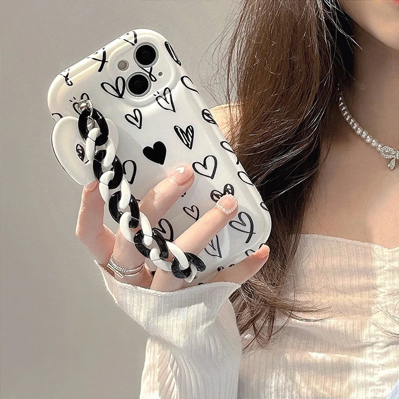 Graffiti  LoveHeart Case + Strap