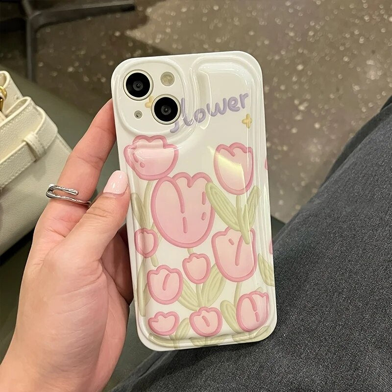 Tulip Flowers Case + Strap