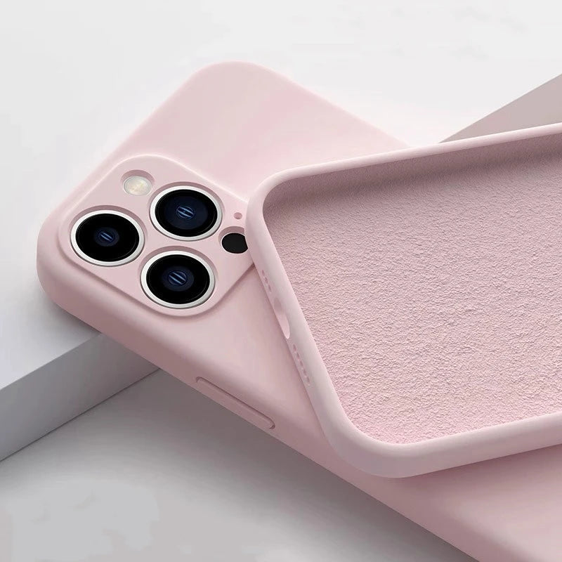 Luxury Original Liquid Silicone iPhone Case