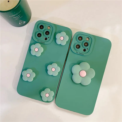 3D Cartoon Flower Case