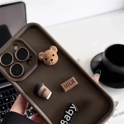 3D Bear Coffee Case