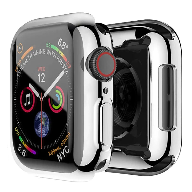 Apple Watch Displayschutz und TPU-Stoßfängerabdeckung