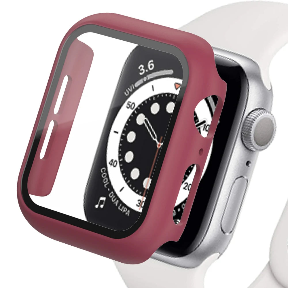 Gehärtetes Glas und Cover für die Apple Watch