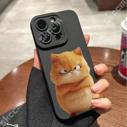 Shockproof Soft Silicone Bumper Cat iPhone Case