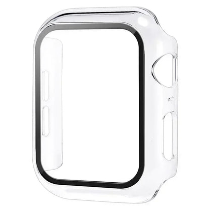 Tempered Glass & Case for Apple Watch Series