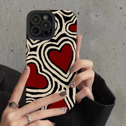 Red LoveHearts Case