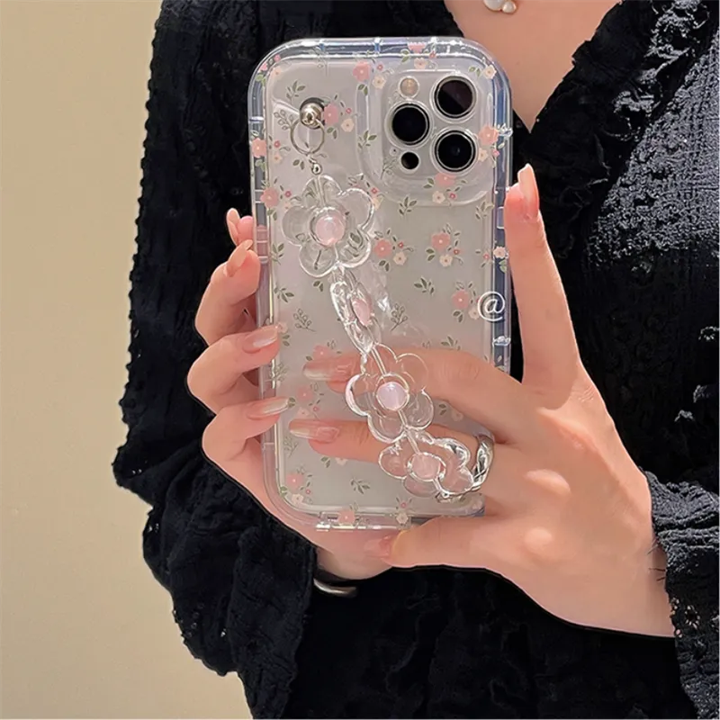 Floral Case + 3D Flower Wrist