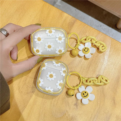 Smiley Flowers AirPods Case + Charm