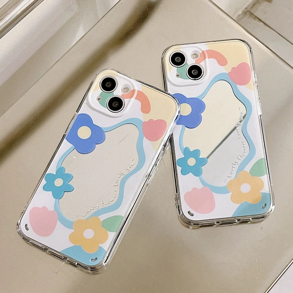 Flowers Mirror Case