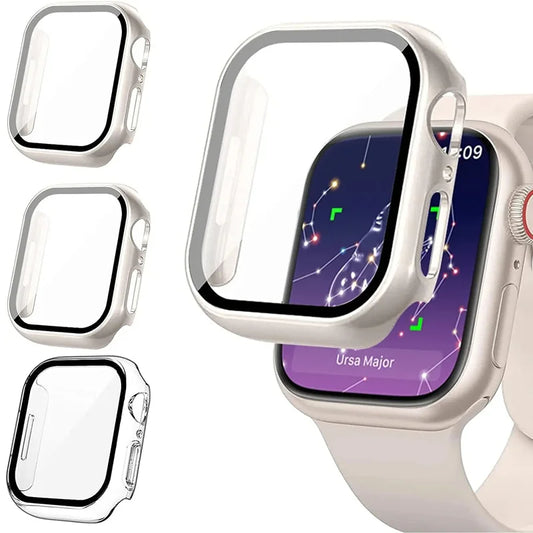 Tempered Glass & Cover for Apple Watch