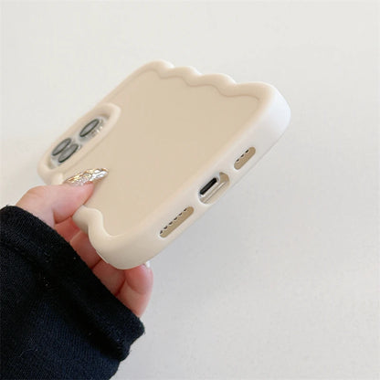 Wave Side Liquid Silicone iPhone Case