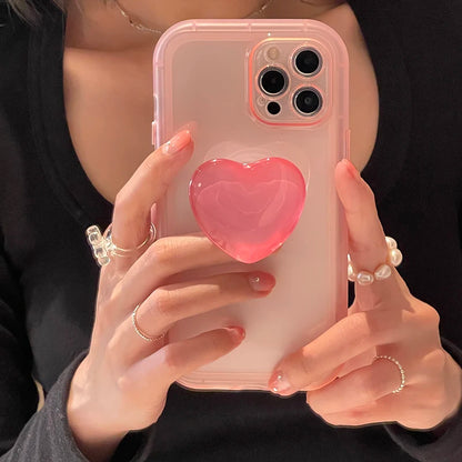 Jelly Heart Stand Holder Case