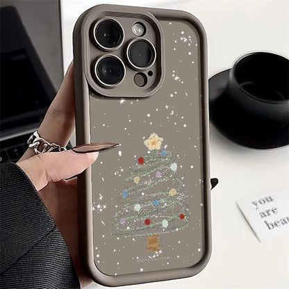 Christmas Tree Printed Soft TPU iPhone Case