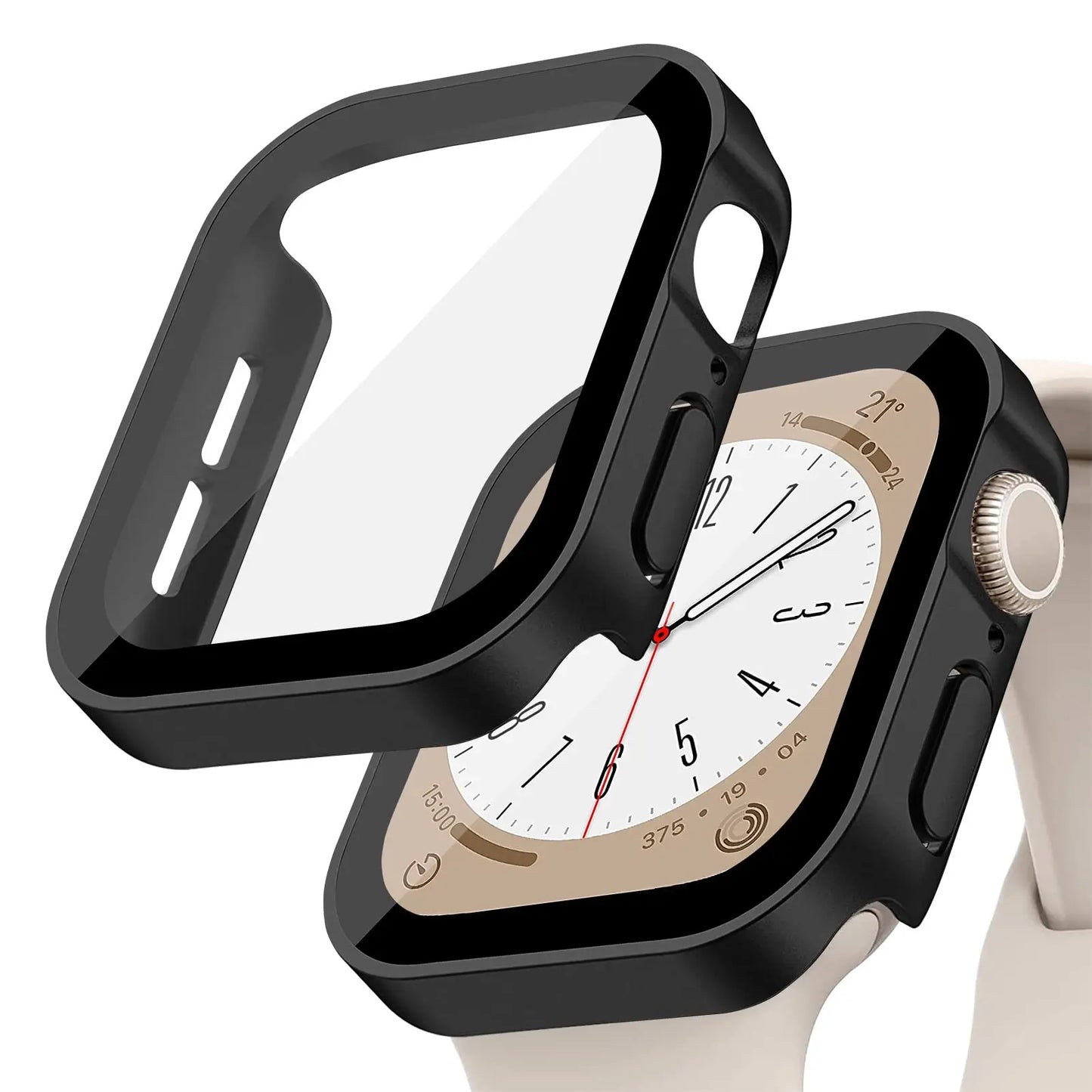 Glass+Cover for Apple Watch Case