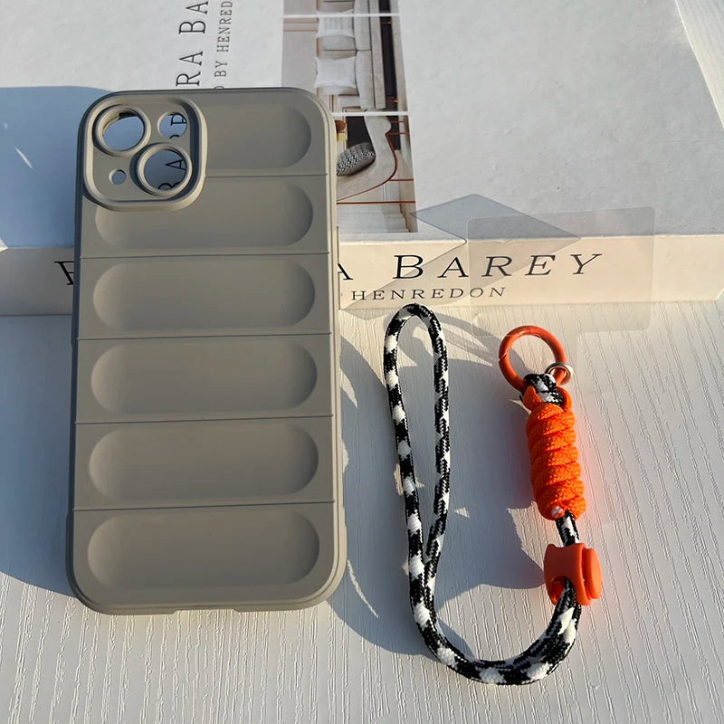 3D Stripe Pattern Case + Strap