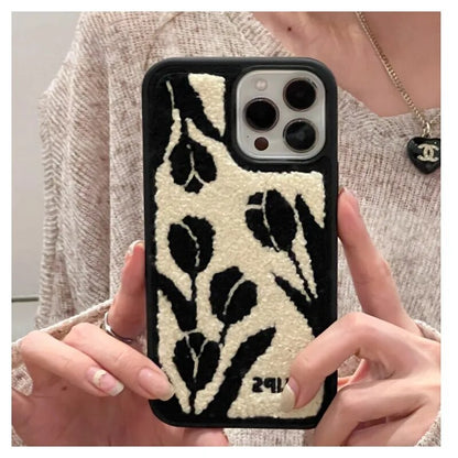 Tulips Towel Embroidery  Case