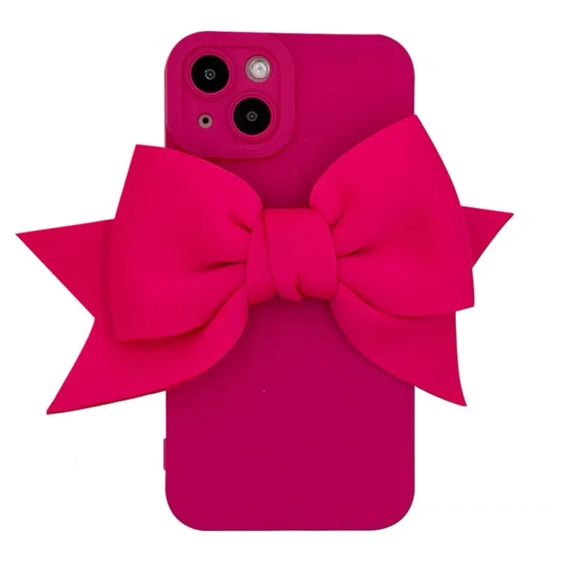 Pink 3D Bow tie Case