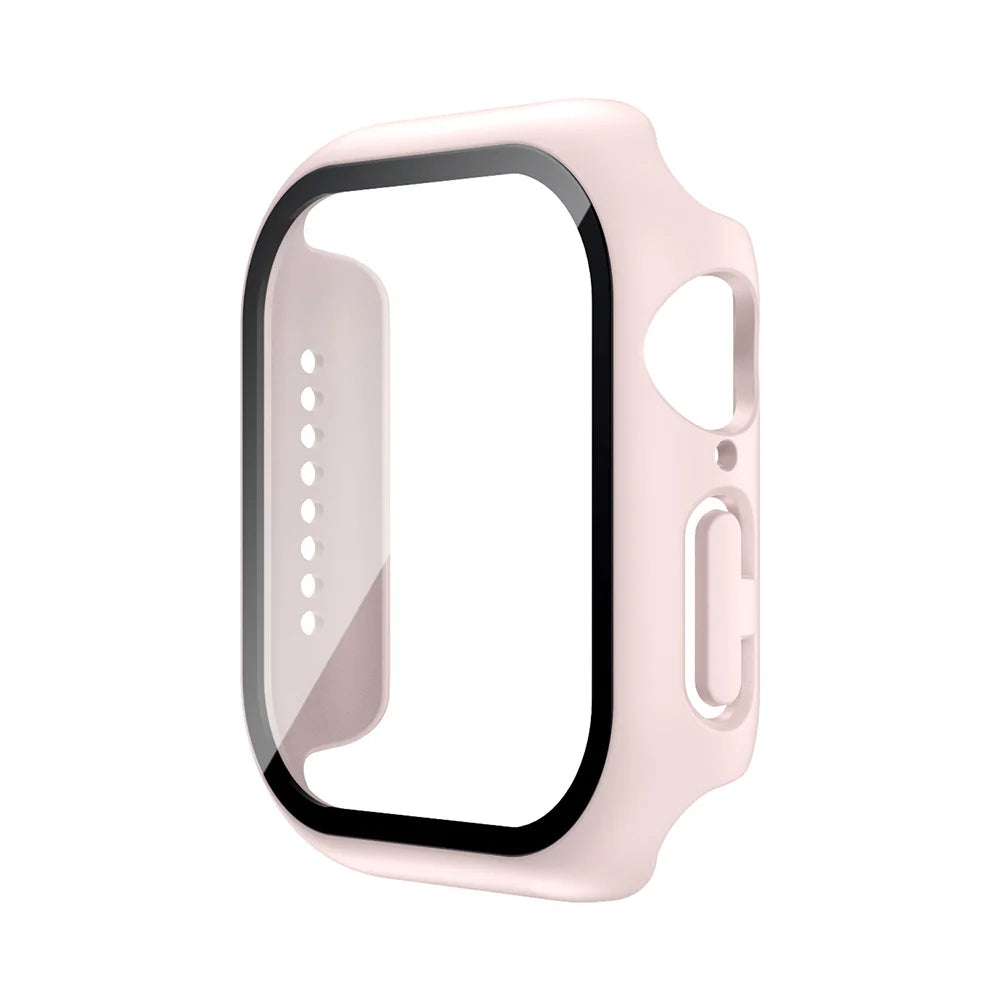 Tempered Glass & Case for Apple Watch