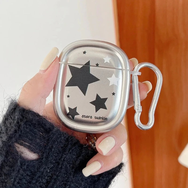 Silver Stars AirPods Case