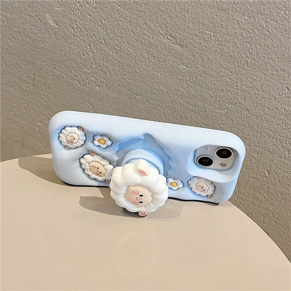 Cute Sheep Stand Holder Case