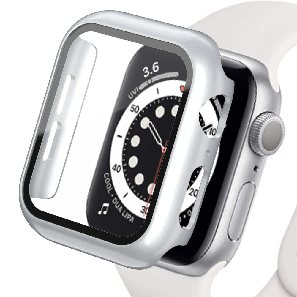 Gehärtetes Glas und Cover für die Apple Watch