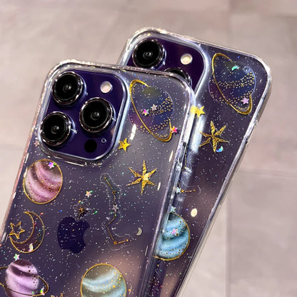 Glitter Space Case